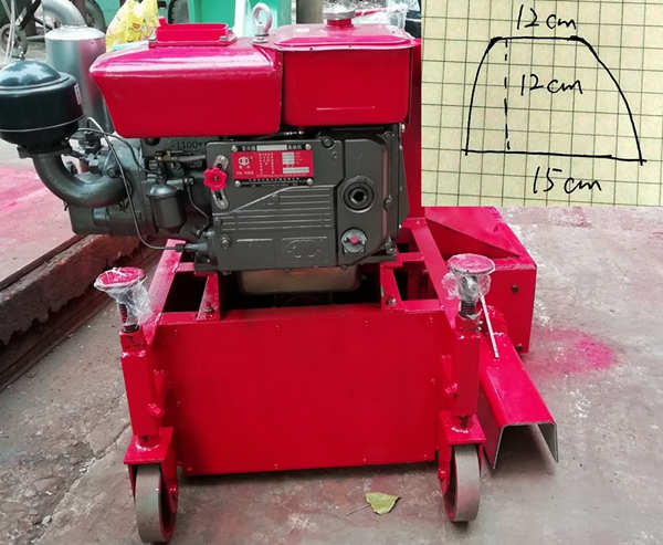 水泥攔水帶現澆機,攔水帶滑模機